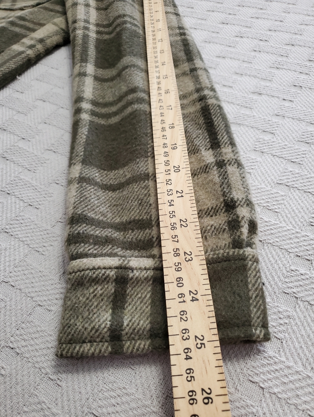 WeSC Liam Sherpa Hooded Plaid Shirt Jacket Unisex - Picture 10 of 13